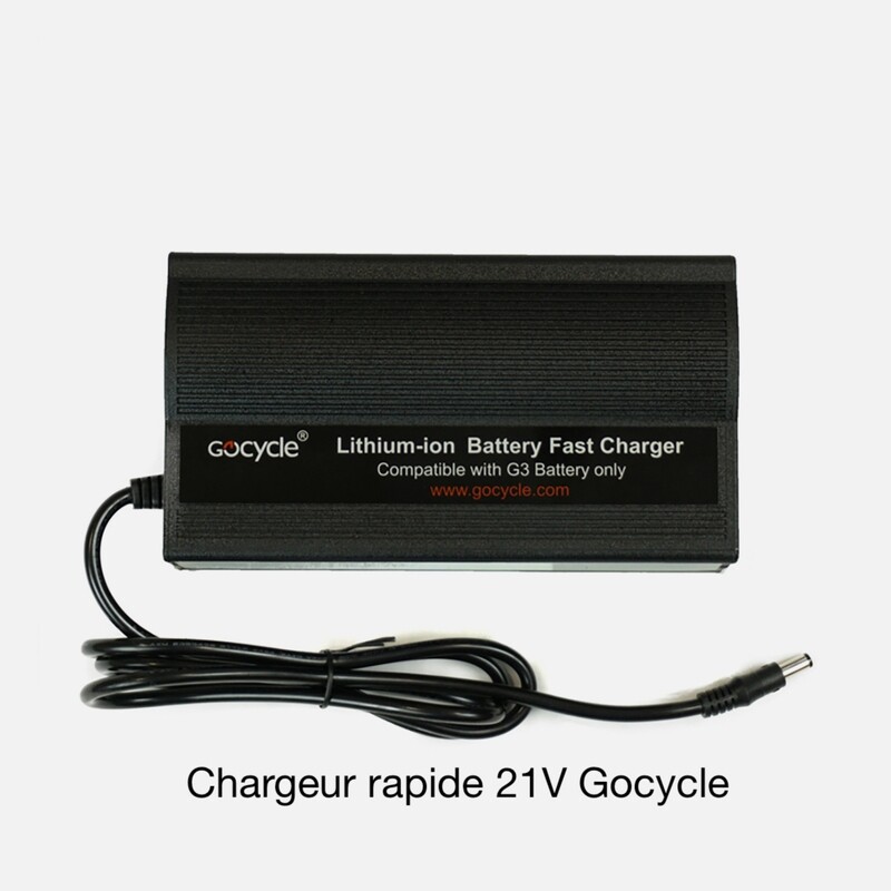 Chargeur rapide Gocycle fast charger 21V