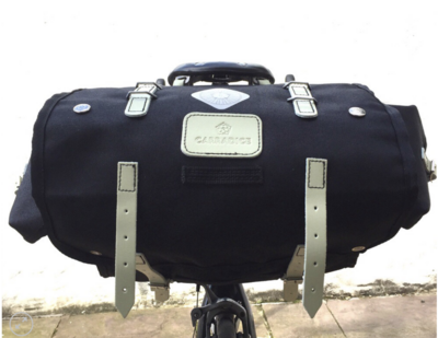 Carradice Sac de selle vert avec support