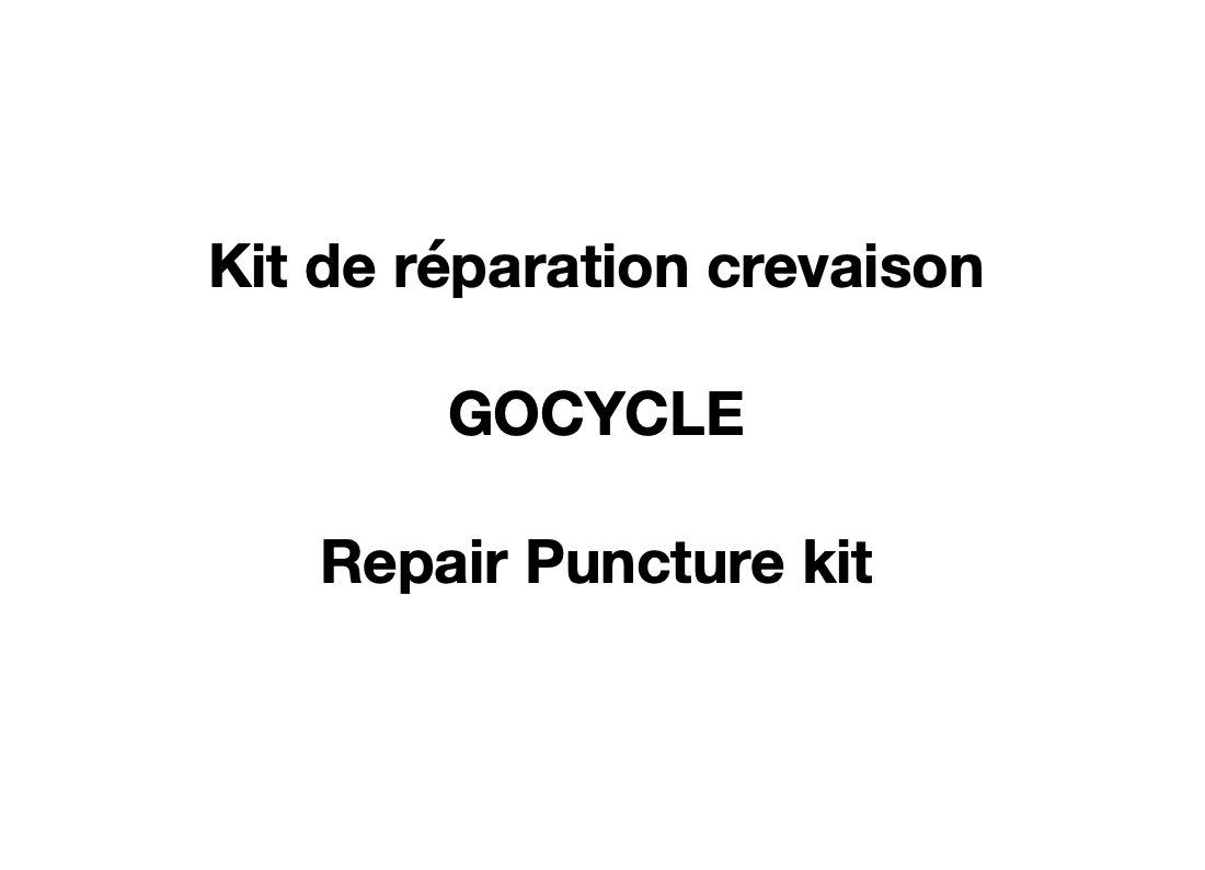 Repair puncture kit