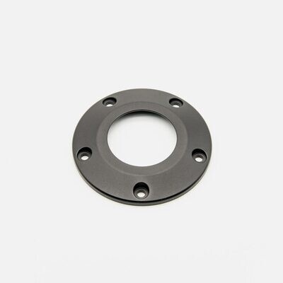 Placa delantera negra de metal para Gocycle, cubierta de buje con 5 tornillos, compatible con Gocycle G4, G4i, G4i+.