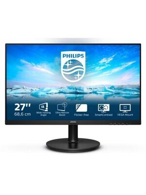 MON Philips V Line Speaker 27inch Full-HD Zwart