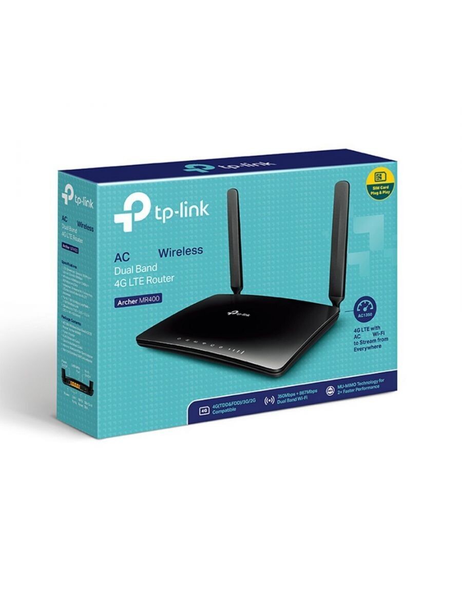 TP-Link AC1200 Draadloze dual-band 4G Router