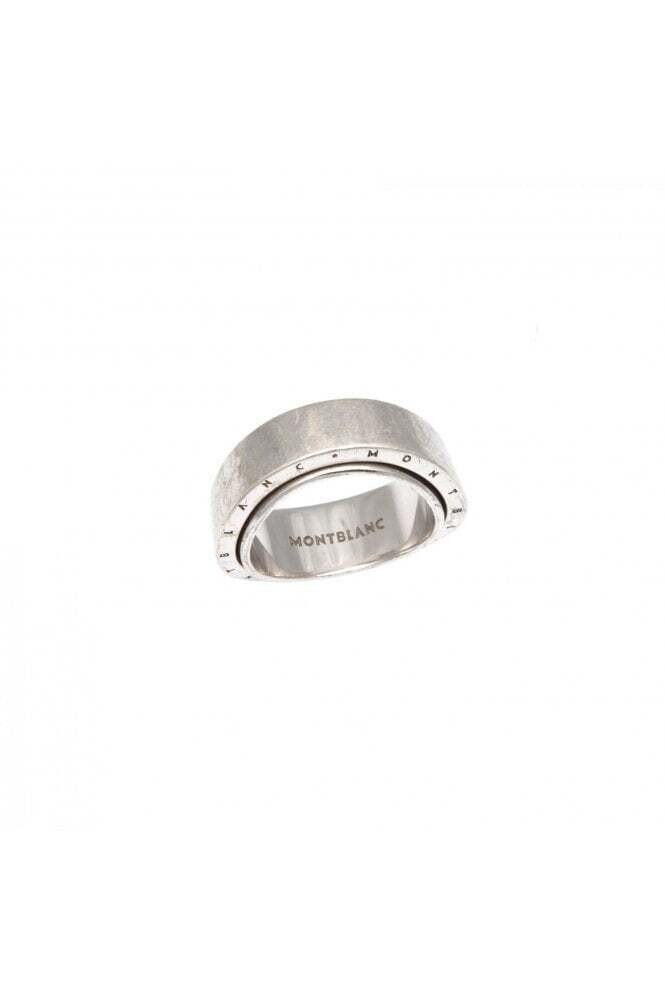 Anello girevole in argento MONTBLANC