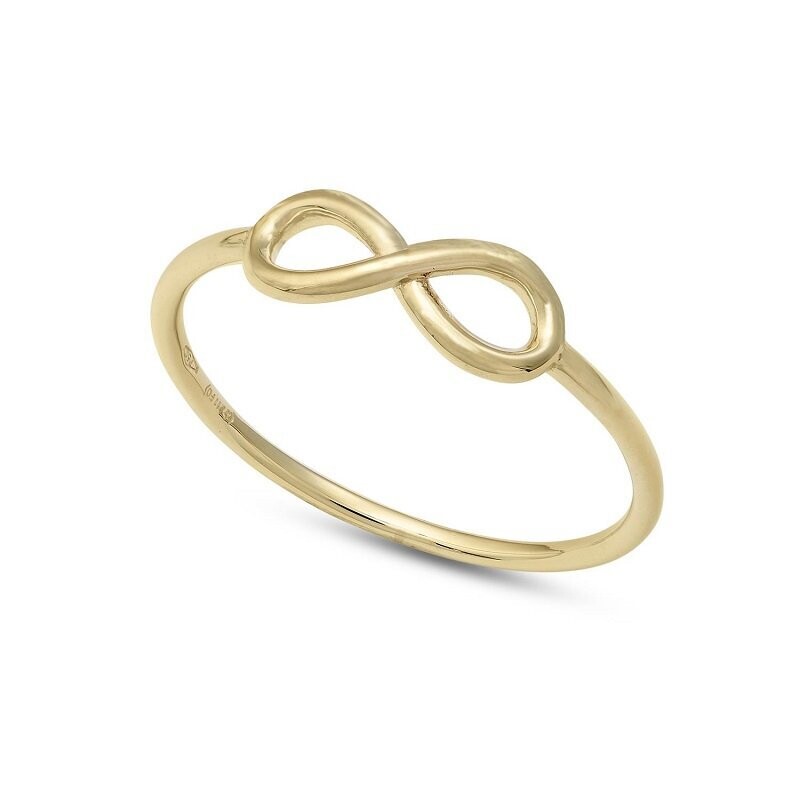 Anello Oro Giallo Infinito - AMBROSIA