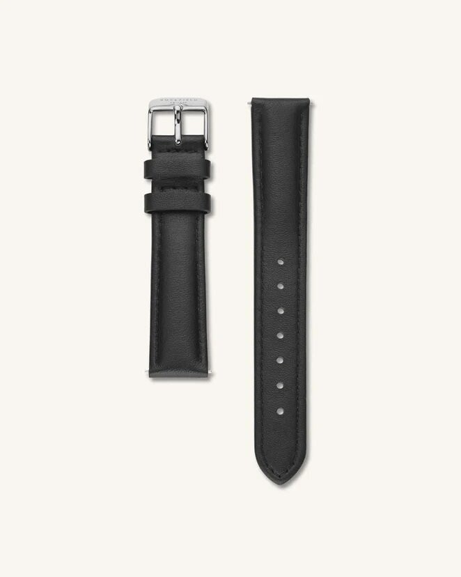 Cinturino Pelle Nera 16mm - ROSEFIELD