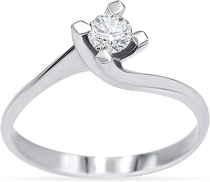 Anello Solitario Batticuore - DONNA ORO Anello Solitario Batticuore - DONNA ORO