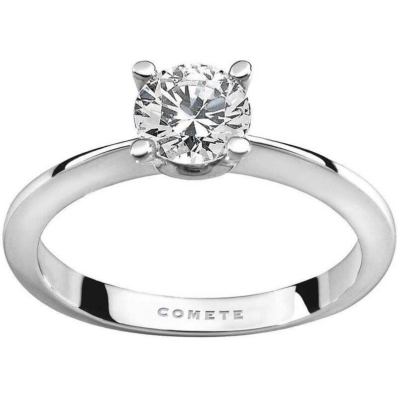 Anello Solitario con Diamante - COMETE Anello Solitario con Diamante - COMETE