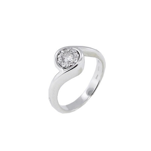 Anello Solitario con Diamante - CHIMENTO