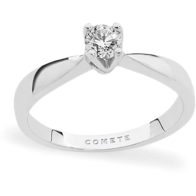 Anello Solitario con Diamante - COMETE