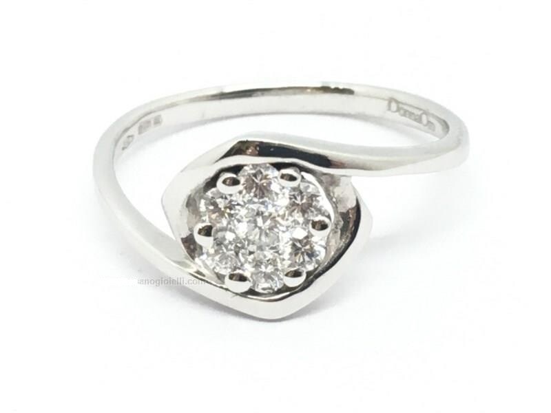 Anello Solitario con Diamante - DONNA ORO Anello Solitario con Diamante - DONNA ORO