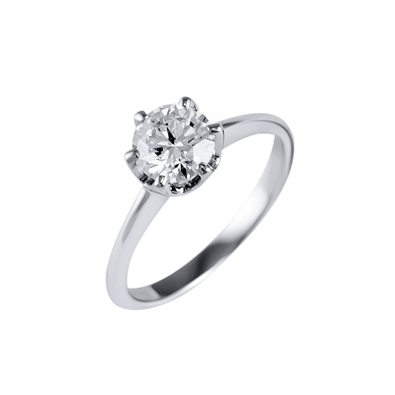 Anello Solitario con Diamante - CRIVELLI Anello Solitario con Diamante - CRIVELLI