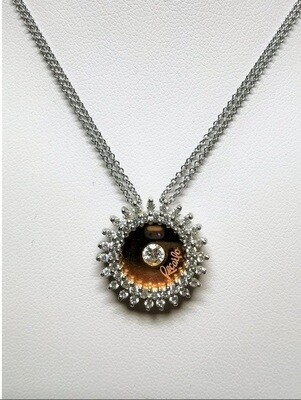 Collana Oro Bianco e Diamanti - RECARLO