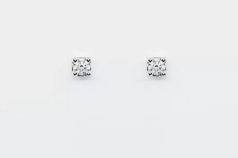 Orecchini Punto Luce con Diamanti - CRIVELLI