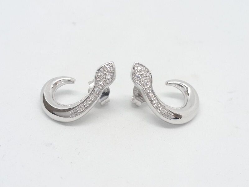 Orecchini in Oro Bianco e Diamanti - DONNA ORO