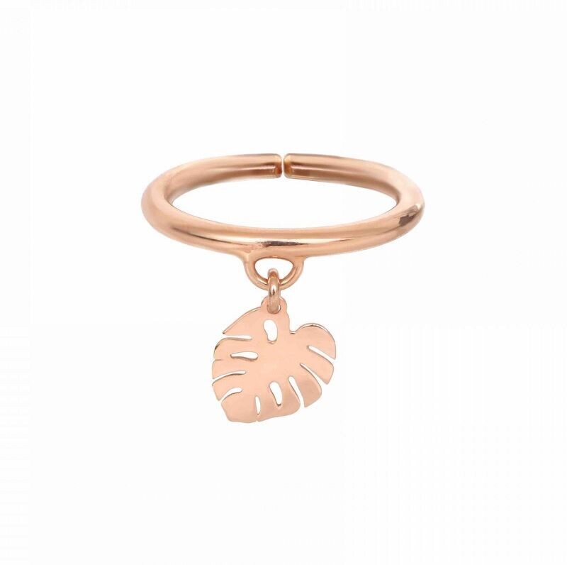 Anello con foglia monstera - MAMAN ET SOPHIE