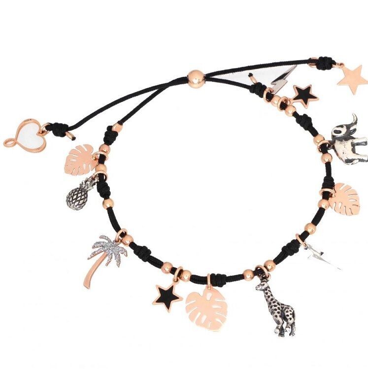 BRACCIALE DI FILO CON ELEMENTI PENDENTI - MAMAN ET SOPHIE
