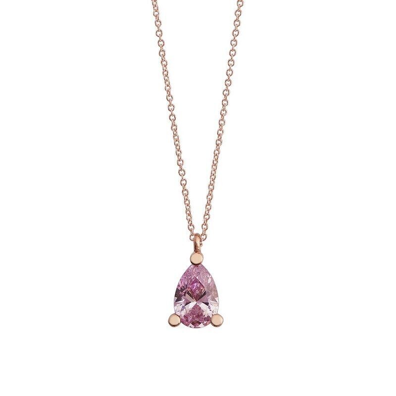 COLLANA IN ORO ROSA E ZIRCONE - AMBROSIA