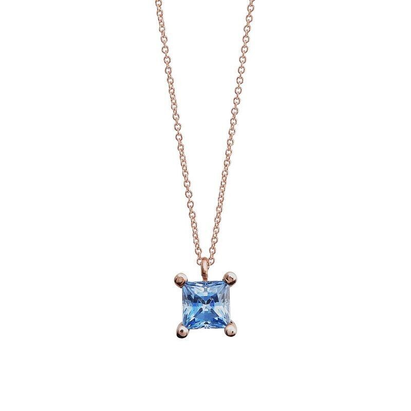 COLLANA IN ORO ROSA E ZIRCONE - AMBROSIA
