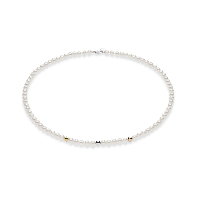 Collana di Perle con Inserti in Oro - COMETE