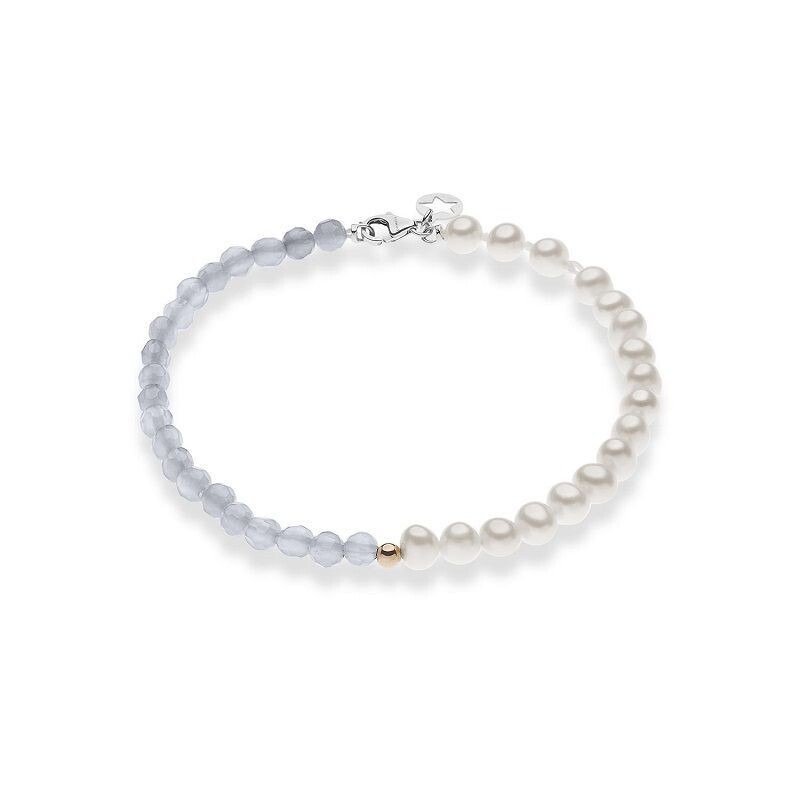BRACCIALE DI PERLE CON INSERTI - COMETE
