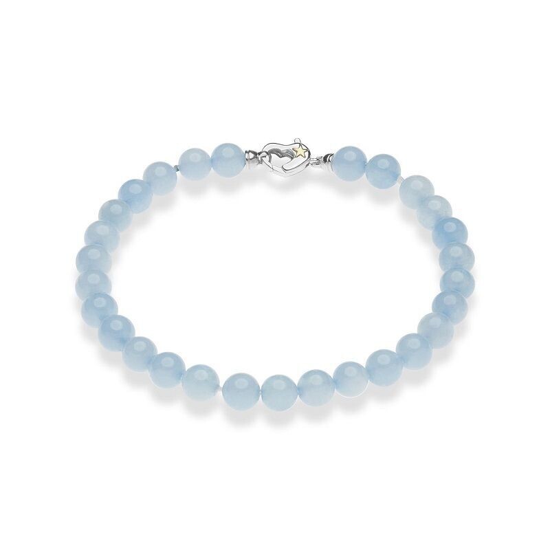 BRACCIALE CON PIETRE ACQUAMARINA - COMETE
