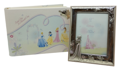 Cornice in argento con Album , serie Disney Le Principesse 
