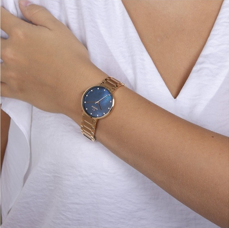 Orologio in Acciaio Rosa, Movimento al Quarzo - OBAKU