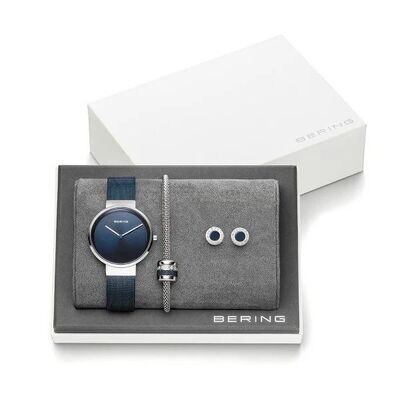 Gift Set Blue, orologio, bracciale e orecchini - BERING
