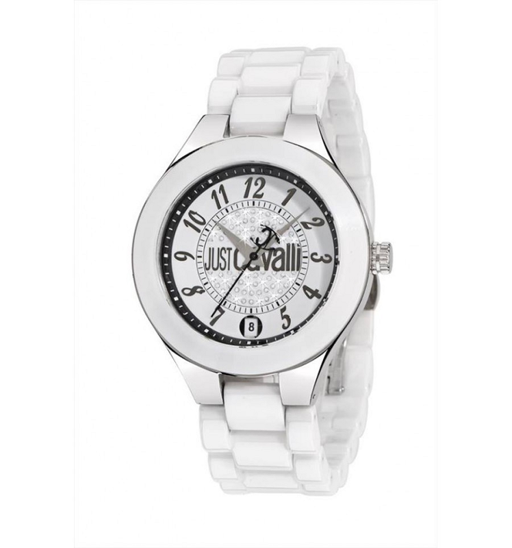 Orologio in ceramica bianco - JUST CAVALLI