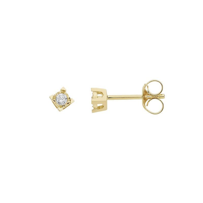 Orecchini in Oro giallo  e diamanti - COMETE