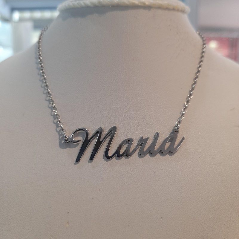 Collana in Argento con Nome Maria - ARTLINEA