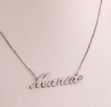 Collana in Argento 925 con nome MARIA - ARTLINEA