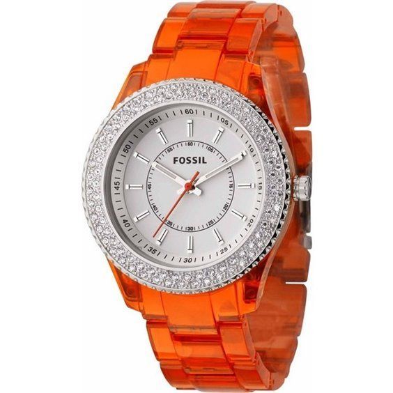Orologio in policarbonato arancione 38mm - FOSSIL
