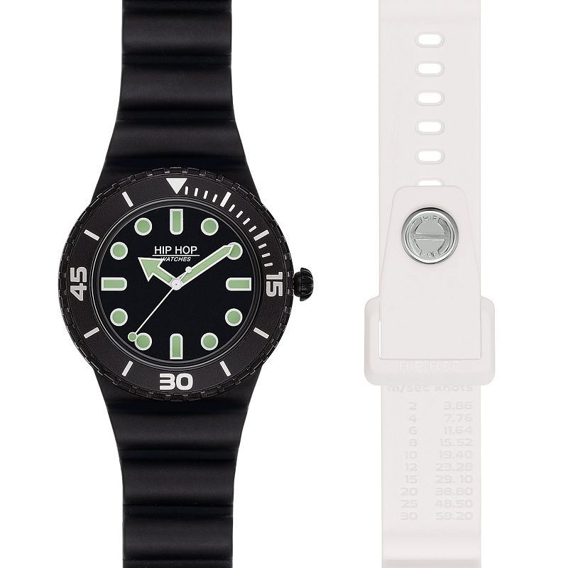 OROLOGIO MASTER DOPPIO CINTURINO BLACK/WHITE - HIP HOP