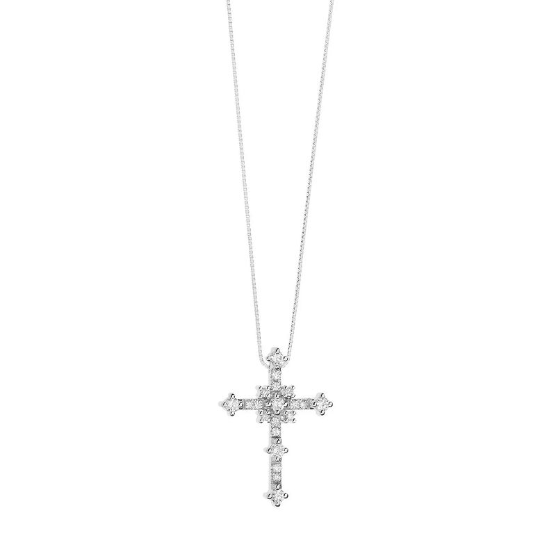Collana Croce Diamanti Gioielli - COMETE