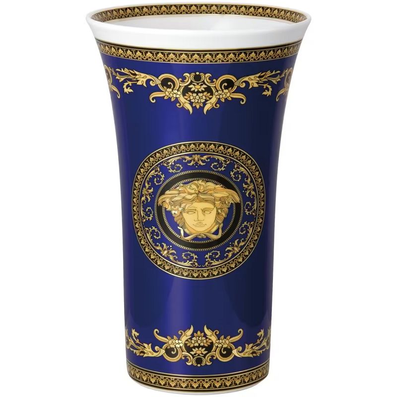 Vaso Medusa Blue 34 cm - ROSENTHAL VERSACE