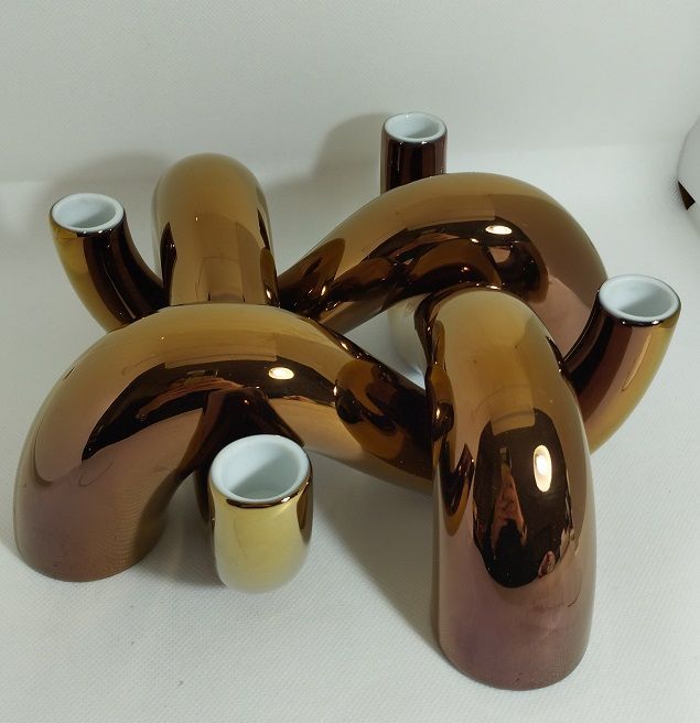 Portacandele / candeliere “Wave” in porcellana - ROSENTHAL STUDIO LINE Portacandele / candeliere “Wave” in porcellana - ROSENTHAL STUDIO LINE