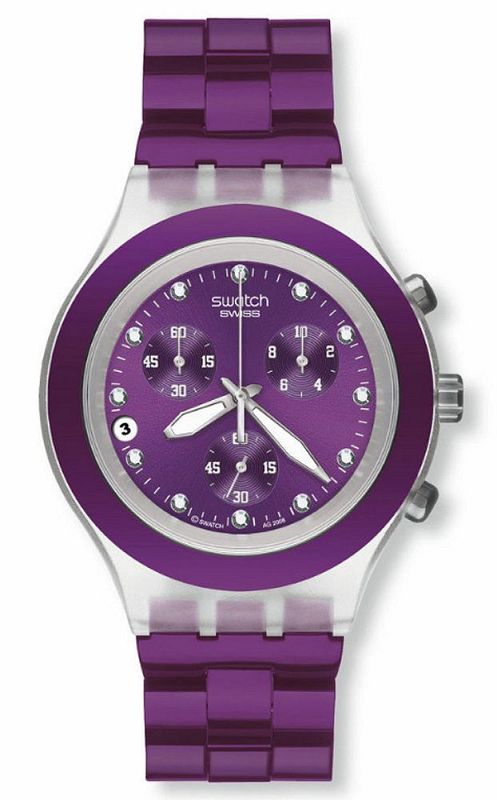 Irony Diaphane Chrono FULL BLOODED BLUEBERRY - SWATCH