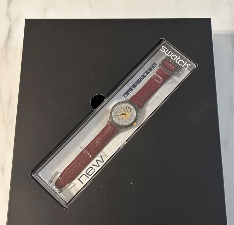 SWATCH AUTOMATIC RUBIN SAM 100 1991 CON LIBRO - SWATCH