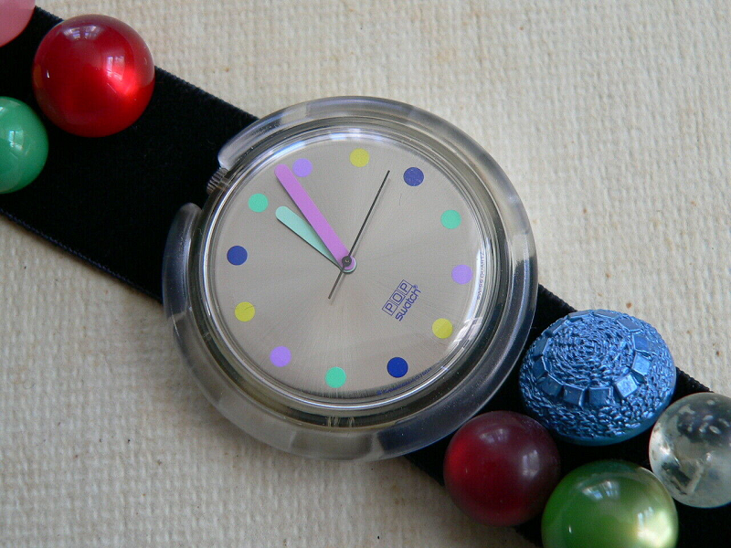 Orologio Natale 1991 Speciale Pop Swatch Bottone - SWATCH