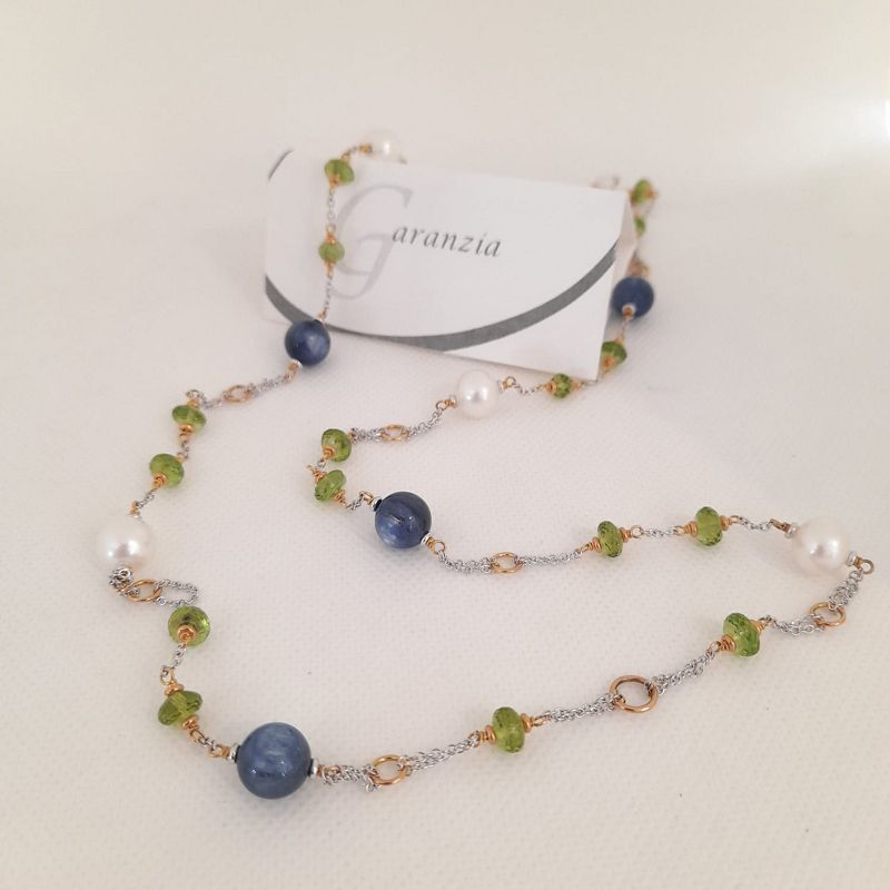 Collana in Oro 18kt e Pietre Naturali - SILVIA KELLY