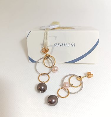 Orecchini in oro 18kt e Pietre Naturali - SILVIA KELLY