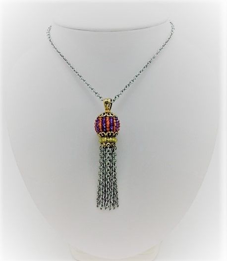 Collana in acciaio e quarzi - ZERO BY ZANCAN