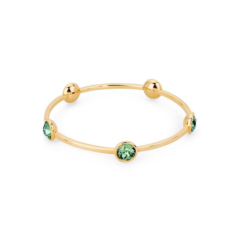 Bracciale B-Tring Rigido Acciaio Cristalli Swarovski - BROSWAY