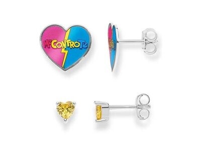2 coppie di Orecchini Cuore Me Contro Te - COMETE 2 coppie di Orecchini Cuore Me Contro Te - COMETE
