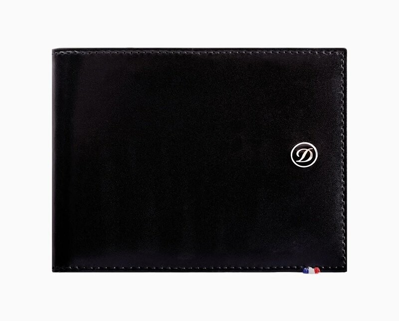 PORTAFOGLIO 6 CARTE DI CREDITO E CARTA D’IDENTITÀ LINE D PELLE LISCIA NERO - S.T.DUPONT PORTAFOGLIO 6 CARTE DI CREDITO E CARTA D’IDENTITÀ LINE D PELLE LISCIA NERO - S.T.DUPONT