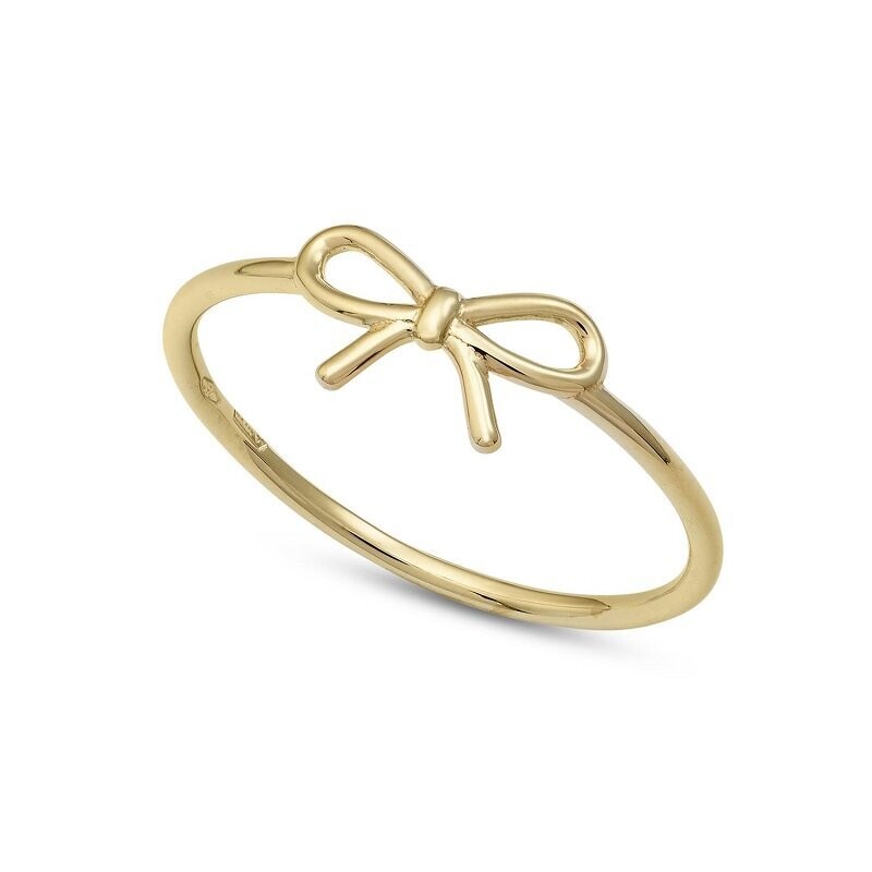 Anello Oro Giallo Fiocco - AMBROSIA Anello Oro Giallo Fiocco - AMBROSIA