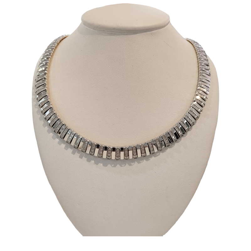 Collana collezione Armillas REVERSIBILE in oro 18 kt giallo e bianco - CHIMENTO Collana collezione Armillas REVERSIBILE in oro 18 kt giallo e bianco - CHIMENTO