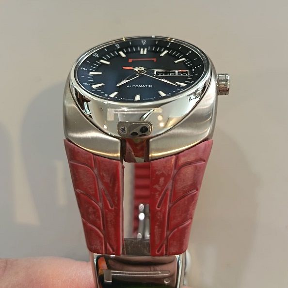 Orologio automatico in caucciù rosso - PZERO TEMPO PIRELLI