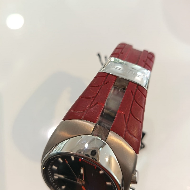 Orologio in Titanio e Caucciù rosso analogico e digitale - PZERO TEMPO PIRELLI